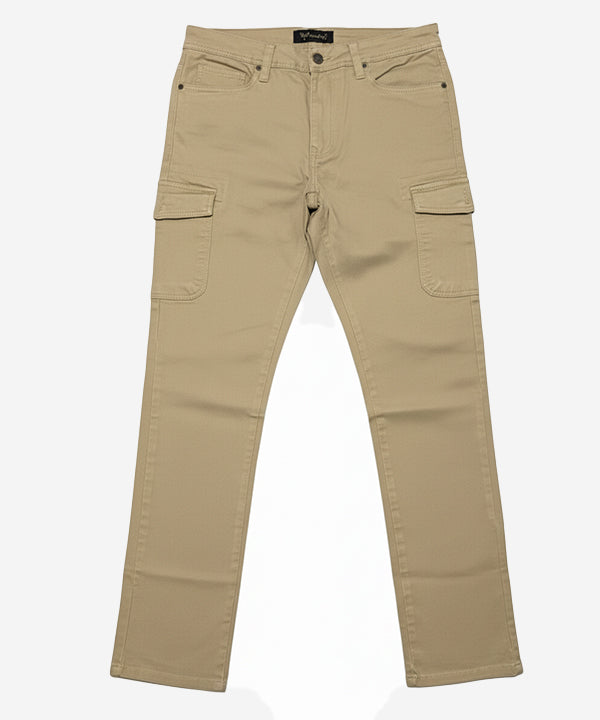 Men'S Cargo Six Pocket Trousers - Cp-0531 Beige - Beige - View 3