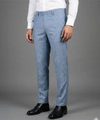 Men'S Dress Pant - Blue Dp-0121 - Blue - View 1