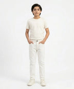Boys White jeans pants- Bjp-0232