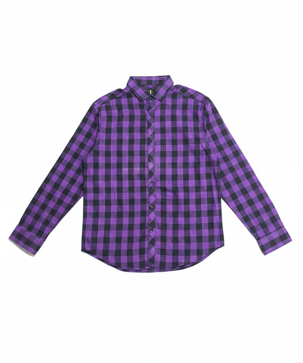 Men's Casual Shirt - Shc-0593 Purple check