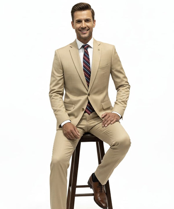 Formal Suit Gst-0124 Coffee - Coffee - View 3