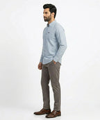 Men's Casual Shirt - Shc-1381 Sky Blue