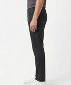 Elastic Waist Straight Fit Denim Jp-2229 Black - Black - View 3
