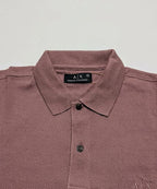 A|X Logo Self-Textured Basic Polo T-Shirt TSH-7163 T-Pink