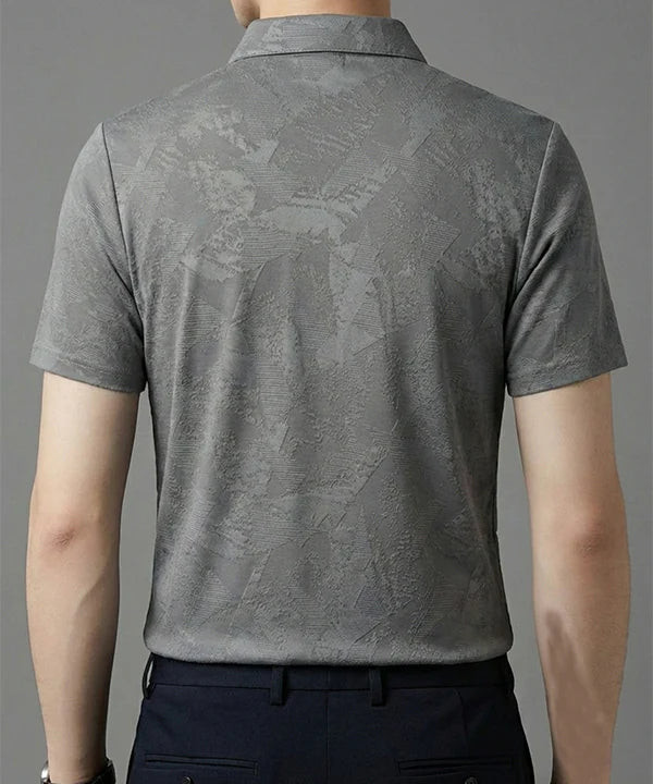 Men's T-Shirt Collar Grey Jhony Collar Tsh-7025