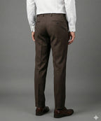 Men'S Dress Pant - D Brown Dp-0104 - Brown - View 3