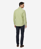 Men's Casual Shirt - Green Shc-1841 Strech Fabric - Green - View 3