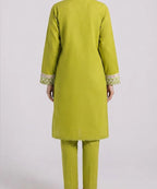 Women's Eastern Lime Green Embroidered 3-piece 0004