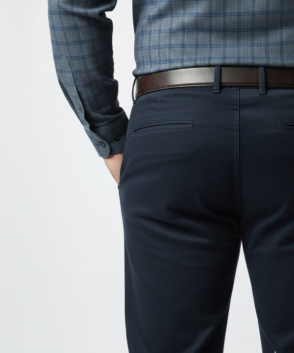 Men'S Over Size Chino - Aqua Blue Cp-0547 - Blue - View 3