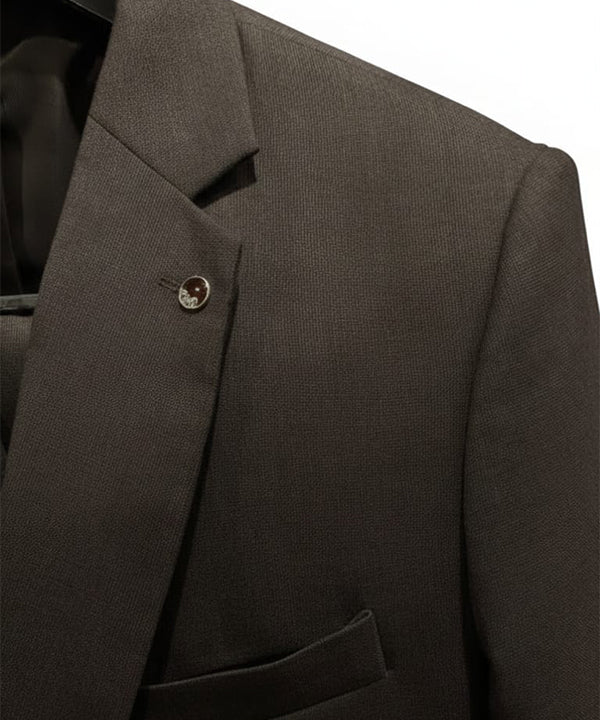 Formal Suit Gst-0122 Brown - Brown - View 4
