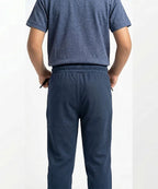 Kids Smart Baggy stretchable premium trouser Navy Texture BLW-0136