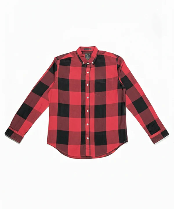 Men's Casual Shirt - Shc-1615 Red Chk