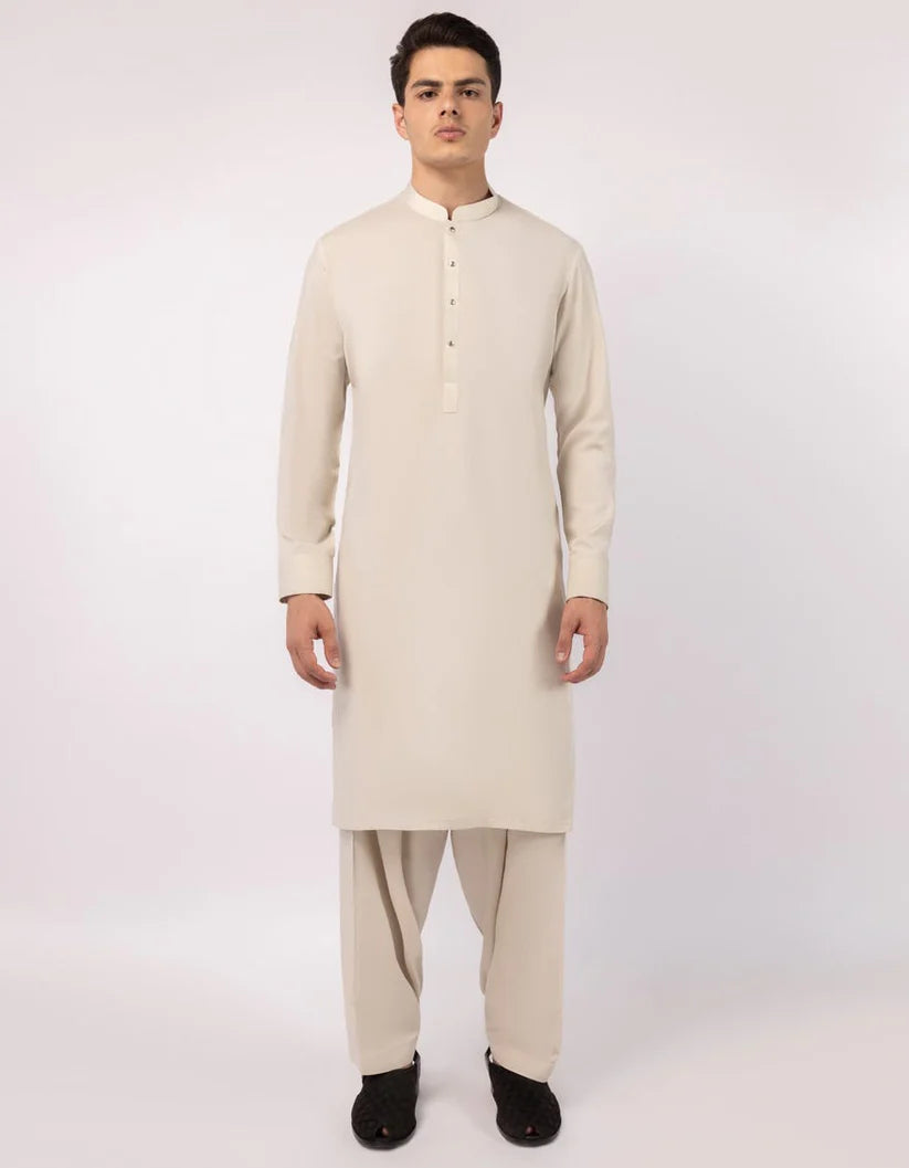 light grey plain kameez shalwar