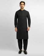 dark green plain kameez shalwar