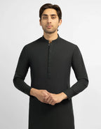 dark green plain kameez shalwar
