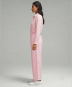 Women's Western Solid Co-Ord Set L-Pink LTP-0037