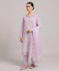 Women's Eastern Powder Pink Embroidered 3-piece 0004