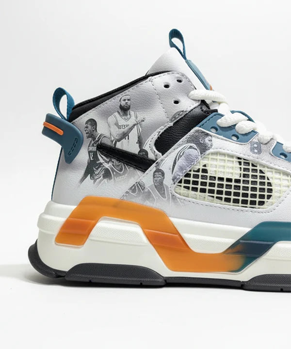 BasketBall Casual Sneakers Fw-0158 White