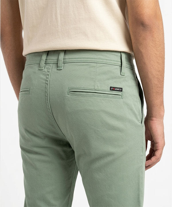Men'S Chino Straight Fit- Green Cp-0552 - Green - View 4