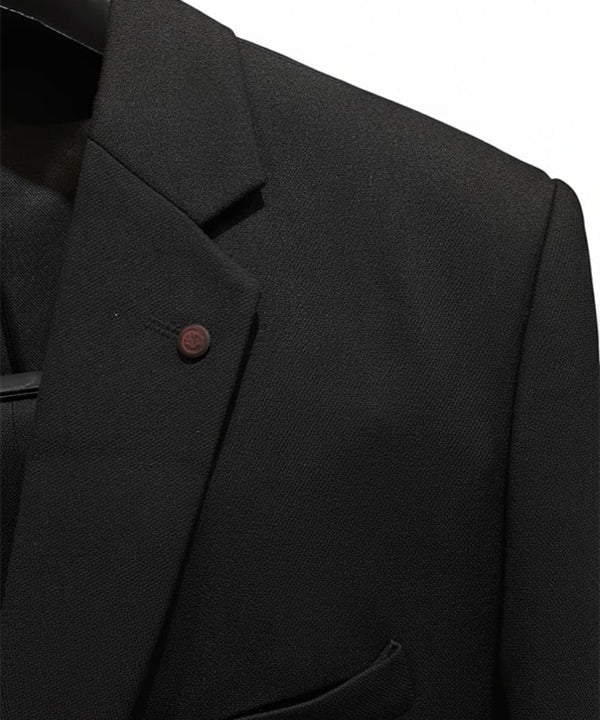Formal Suit Gst-0127 Texture Black - Black - View 4