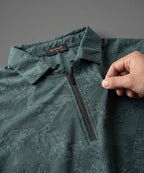 Men'S T-Shirt Collar Green Tsh-7024 - Green - View 4