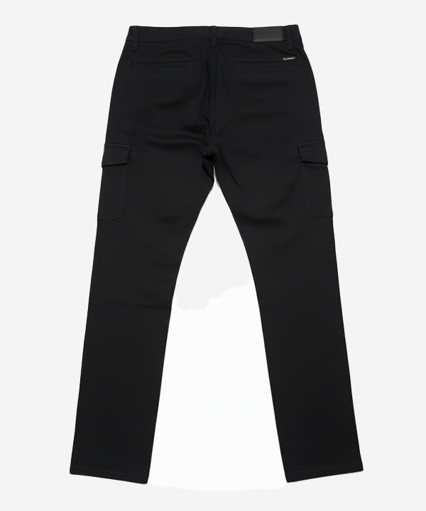 Men'S Cotton Pant 6 Pocket - Black Cp-0542 - Black - View 4
