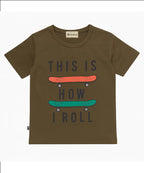 HR clothing Kids Tee's - Green BTS-1480