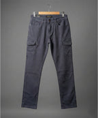 Men'S Cotton Pant 6 Pocket - Purple Cp-0685 - Purple - View 4