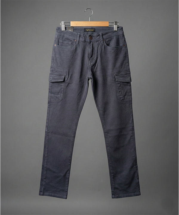 Men'S Cotton Pant 6 Pocket - Purple Cp-0685 - Purple - View 4