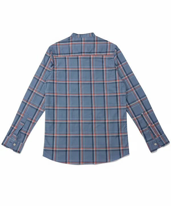 Men's Casual Shirt - Shc-1458 Blue Chk
