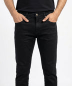 Men's Denim Tailored Fit- Black JP-2016 - Black - View 4