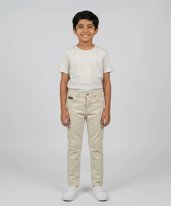 Boys Fawn Stretch Denim Jeans- Bjp-0248