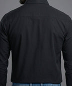 Men's Casual Shirt - Shc-1970 Black - Black - View 5