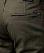 Men’S Summer Cotton Texture Green Shorts- Br-0102 - Green - View 4