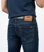 Men's Denim Straight Fit- Blue JP-2232 - Blue - View 4