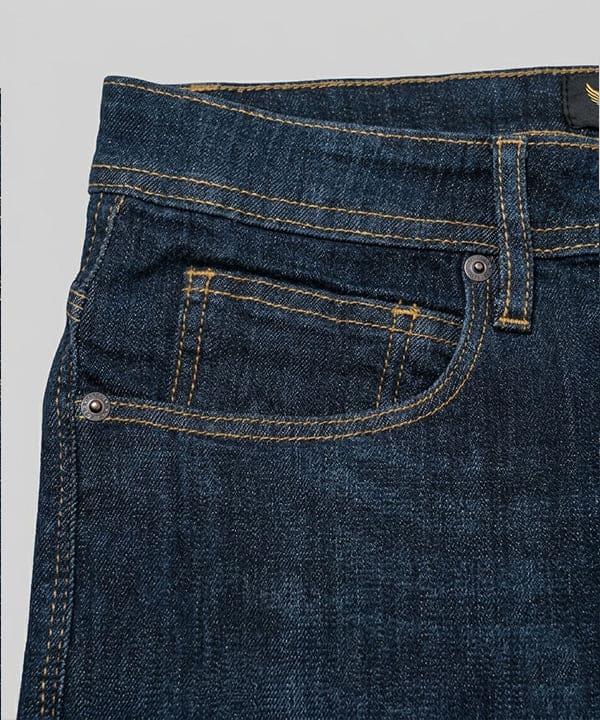Casual Summer Navy Denim  Shorts- Br-0087 - Navy - View 4