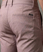 Men’S Summer Cotton Texture Pink Shorts- Br-0105 - Pink - View 4