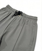 Men'S Baggy Waffle French Trousers - Grey Lwr-0592 - Grey - View 4