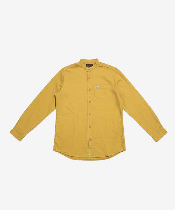 Men's Casual Shirt - Yellow Shc-1691 - Yellow - View 4