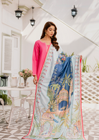 Shahjahan - Handcrafted Raw Silk Shawl by Vashah - Shopping Karado