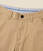 Men’S Summer Cotton Beige Shorts- Br-0112 - Beige - View 3