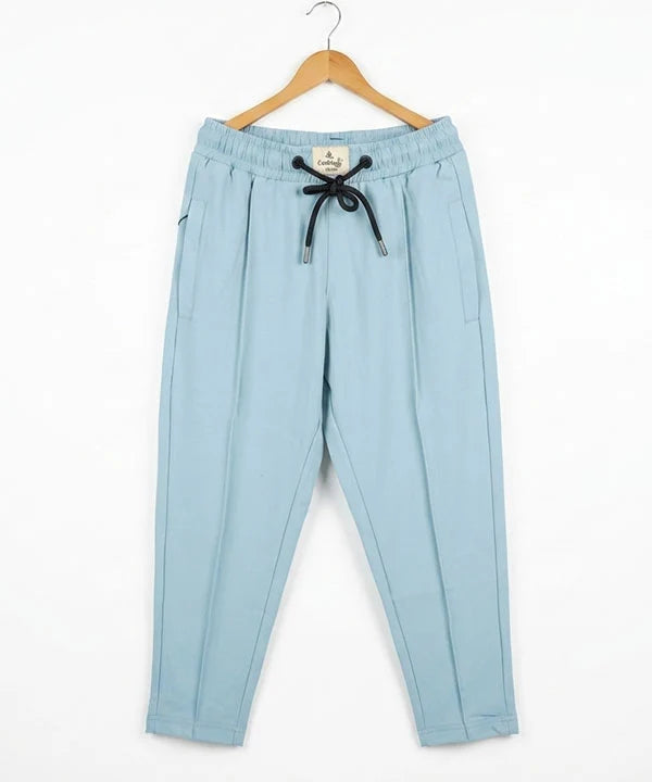 Kids Smart Baggy stretchable premium trouser Sea Green Texture BLW-0136