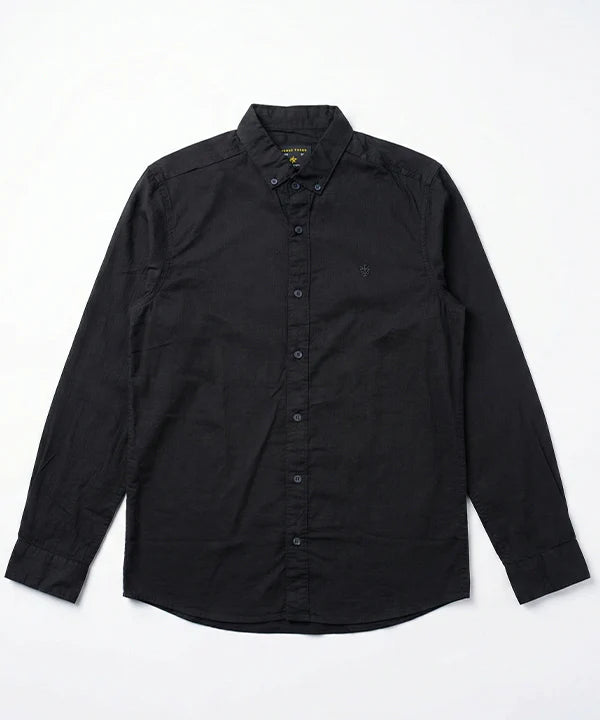Men's Casual Shirt - Shc-1654 Black Stripe