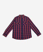 Men's Casual Checkered Shirt - Red Chk SHC-1719 - Red - View 4