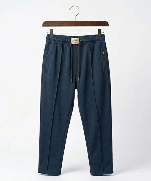 Kids Smart Baggy stretchable premium trouser Navy Texture BLW-0136