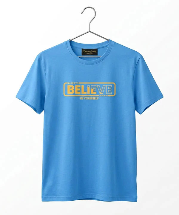 HR Clothing Men’s Printed T-Shirt – Blue TSH-5684