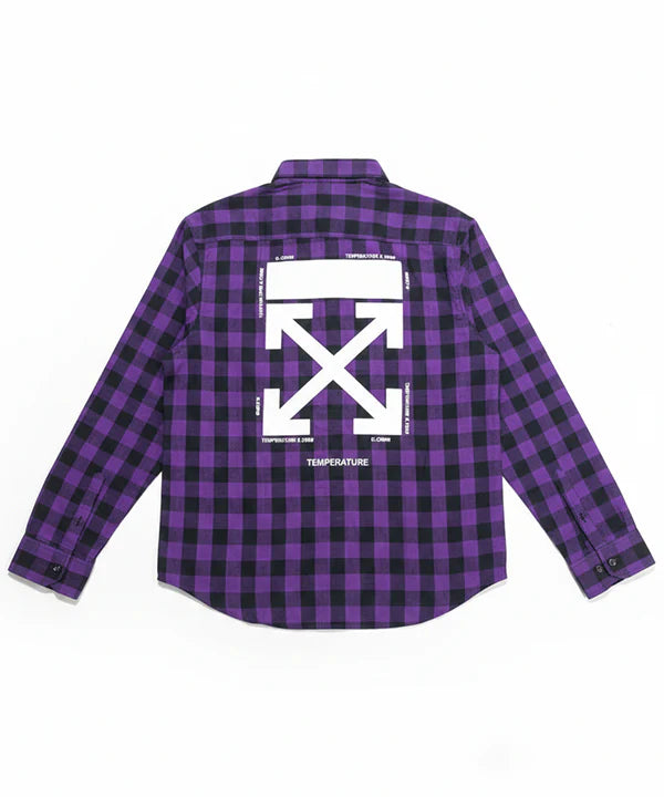 Men's Casual Shirt - Shc-0593 Purple check