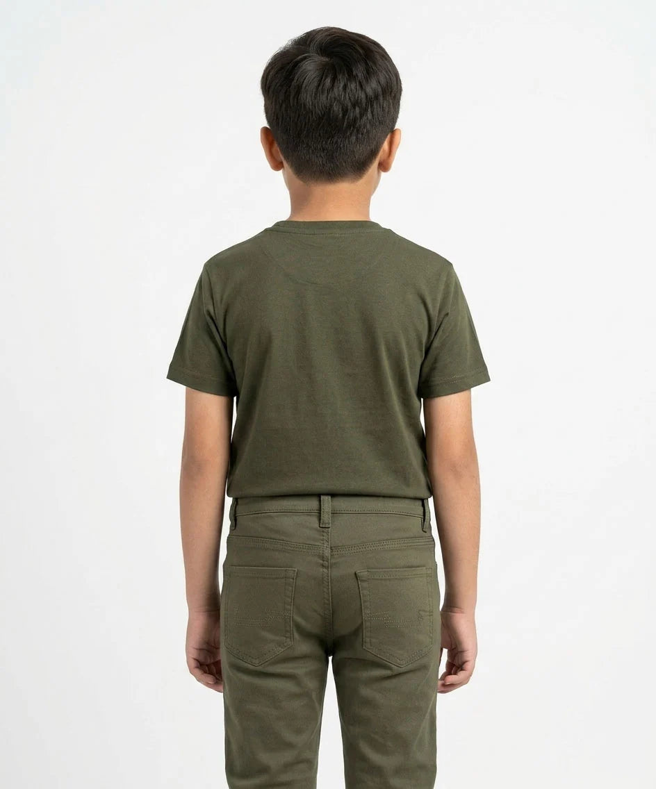 Boys Green jeans pants- Bjp-0266
