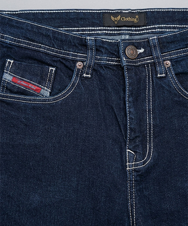 Men's Denim Smart Baggy- JP-2206 Navy - Navy - View 4