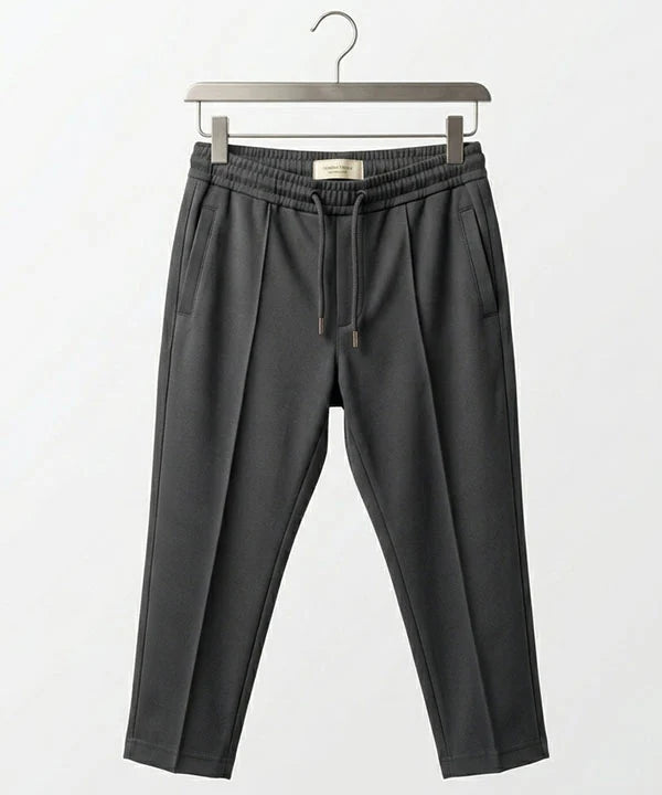 Kids Smart Baggy stretchable premium trouser Self Black Texture BLW-0136